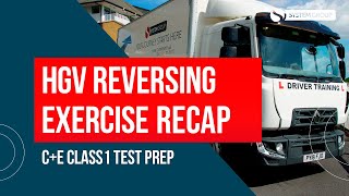 LGV Reversing Exercise Recap [upl. by Nyliuqcaj942]