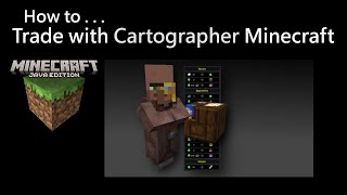 How To Trade with Cartographer Minecraft Java [upl. by Vargas688]