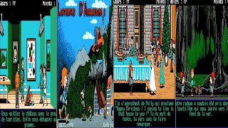 AMIGA Le Labyrinthe dAnglomania 2 D ANGLO MANIA 2 RETZ 1990 fr Fre FRENCH QUIZ EDUCATIONAL GRAMMAR [upl. by Strong772]