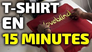 TSHIRT PERSONNALISÉ EN 15 MINUTES [upl. by Adnala]