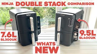 Ninja Double Stack 76L SL300UK versus STACK XL 95L SL400UK Air Fryer COMPARISON [upl. by Ssyla]