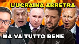 LUCRAINA ARRETRA ma va tutto BENE  IPOCRISIA MENZOGNE E I RISCHI  STATI UNITI RUSSIA e ISRAELE [upl. by Yeldah]