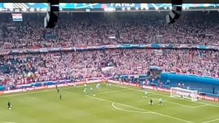 EURO 2016 Hrvatska Španjolska 21 Bordeaux lijepa li si Thompson 21062016 [upl. by Ruiz]