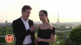 Archie Panjabi amp Matt Czuchry for CBS Watch Magazine on etonline [upl. by Adlihtam222]