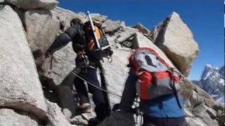 Lolo arete to Cosmiques refuge [upl. by Ahsieka493]