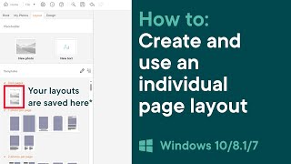 ifolor Tutorials  Create and use individual page layout in the ifolor designer for Windows [upl. by Leary533]