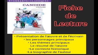 2bac Candide ou loptimisme fiche de lecture أهم المعلومات لي خصك تكون عارف على القصة قبل قراءتها [upl. by Phalan86]