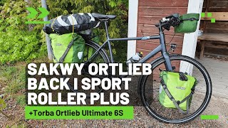 Najlepsze sakwy rowerowe  Ortlieb Back Sport Roller Plus torba Ultimate 6s [upl. by Pennington535]