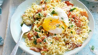 Eggs Ramen Carbonara recipe [upl. by Artair]