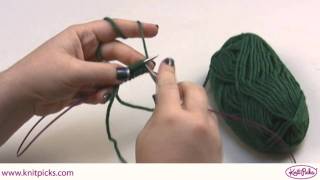 Figure Eight Cast On for ToeUp Socks  Knitting Tutorial [upl. by Stent]