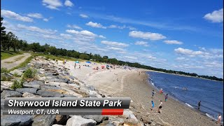 Sherwood Island State Park Westport CT  The best beach in Westport Connecticut [upl. by Krell]