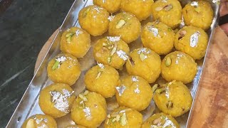 बिना इस मीठाइ के दिवाली अधूरी है। बूंदी लड्डूमोतीचूर लड्डू।diwalispecialrecipes trendingvideo [upl. by Wallas303]