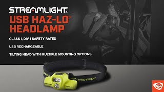 Streamlight USB HAZLO® Headlamp [upl. by Mcclelland]