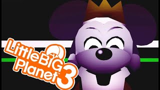 KING MICKEY  Little Big Planet 3 Multiplayer 172 [upl. by Laubin948]