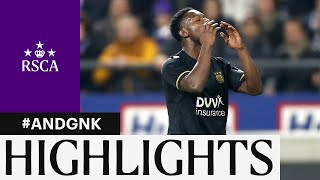 HIGHLIGHTS RSC Anderlecht  KRC Genk  20222023 [upl. by Rebecka]