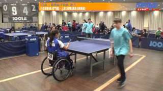 Disabled Para Table Tennis wheelchair match Joyce Oliveira BRA [upl. by Gowon]