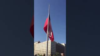 Izamiento Bandera Chilena del Bicentenario Día de Oración por Chile [upl. by Adien]