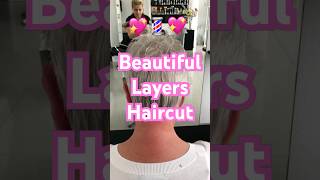 beautiful short layers hairstyle hairstyle howto vivyanhermuz vivyanhairdesign hair [upl. by Aihsiyt]