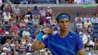 Nadal vs Roddick  Us Open 2011 Highlights [upl. by Freda393]