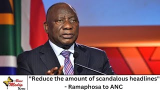 quotStop hogging the headlines for all the wrong reasonsquot  Ramaphosa [upl. by Battista773]