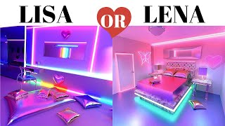 LISA OR LENA 💖 Room Design [upl. by Rosamond142]