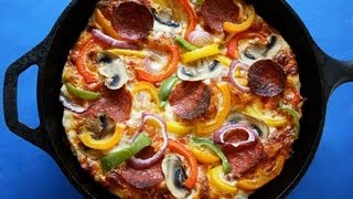 Easy Pan Pizza  Foolproof No Knead Crust  Make It Overnight or Same Day [upl. by Eniarol731]