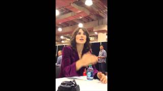 NYCC 12  Annie Parisse The Following [upl. by Kusin936]