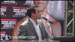 Mayweather vs Marquez LA Press Conference [upl. by Amadas234]