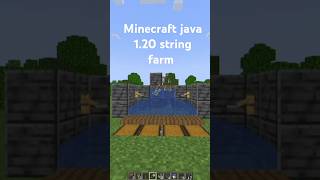 Infinite String farm minecraft java 120 music minecraft minecrafttutorial minecraftjava [upl. by Kristina]