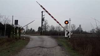 Passaggio a livello della SP 234 SN  Chignolo Po  Level Crossing  tasoylikäytävä [upl. by Ynohtnaleahcim]