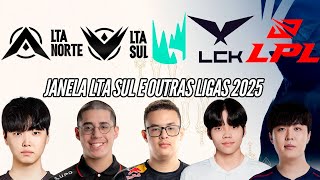 JANELA LTA SUL e OUTRAS LIGAS  TATU CHEGANDO TIMES DA LLA MUITO FORTES CHOVY na LPL [upl. by Deanne]