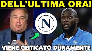 ULTIMORA LITE FURIOSA LUKAKU VIENE CRITICATO DURAMENTE NAPOLI NEWS [upl. by Ahsiener]