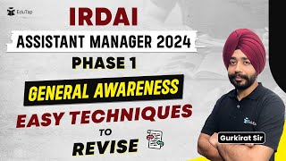 IRDAI Grade A 2024 Current Affairs Revision StrategyImportant Schemes amp Reports for IRDAI GAEduTap [upl. by Enilecram]