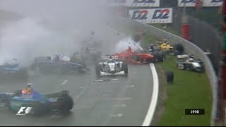 Your Favourite Belgian Grand Prix  1998 Chaos amp Carnage in Spa [upl. by Odnanref]