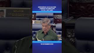 Krisis beras Saya nak beri jaminan tak berulang payah  Mat Sabu [upl. by Ardnait]