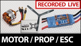 🔴 Motors Kv Propellers amp ESCs Explained for fellow RC n00bies with 15 examples [upl. by Diad287]