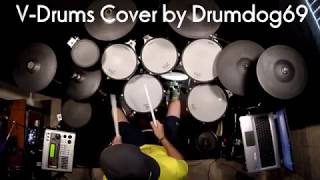 quotTakin Me Downquot  Hardline  VDrums Cover  TD20X  Drumdog69  HD [upl. by Niobe]