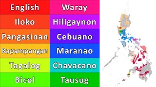 MAJOR LANGUAGES OF THE PHILIPPINES [upl. by Zischke472]