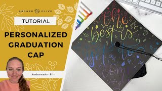 How To Customize Your Graduation Cap  Grad Cap Topper [upl. by Trudey]