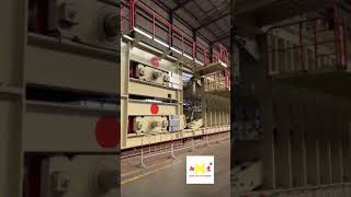 Continuous press for MDFOSBParticle board line install at factory [upl. by Mccourt584]