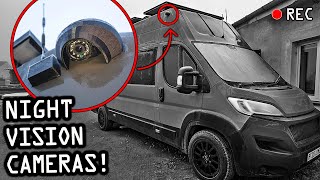 Cameras Record our CAMPERVAN 247 ⚠️ Winter Van Build S2E8 [upl. by Ocram]