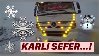 TIR İLE KARLI SEFER [upl. by Oelc]