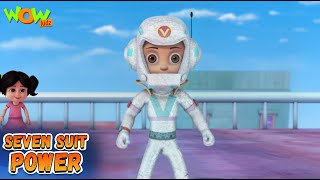 Seven Suit Compilation  03  Vir The Robot Boy  Cartoon for kids  wowkidz [upl. by Denni]