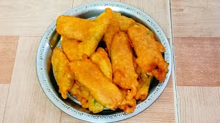 Cripy Pakoda Recipe  कच्च्या केळींची भजी  Soft kela pakode [upl. by Pfosi]