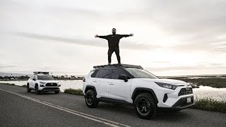 RAV4 GETS A NEW ROOF RACK PRINSU [upl. by Olfe979]