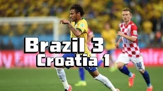 Brazil vs Croatia Recap [upl. by Garibald]