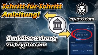 Cryptocom Geld überweisen 2022  Einzahlen amp Auszahlen  deutsche Anleitung SchrittfürSchritt [upl. by Tica720]