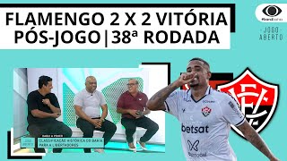 FLAMENGO 2 X 2 VITÓRIA  RUBRONEGRO EMPATA COM O FLAMENGO FORA DE CASA E ALERRANDRO ARTILHEIRO [upl. by Alcinia425]