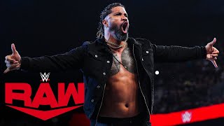 Jey Uso makes his first Raw entrance [upl. by Allemahs]