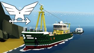 Fishing Trawler  Stormworks Build and Rescue  MV Redwick [upl. by Sajet]